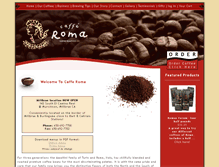 Tablet Screenshot of cafferoma.com